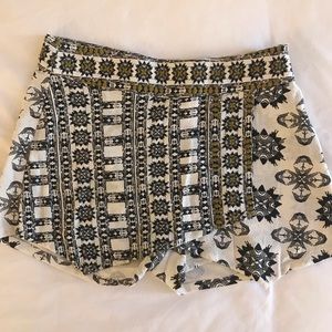 Free People embroidered skort